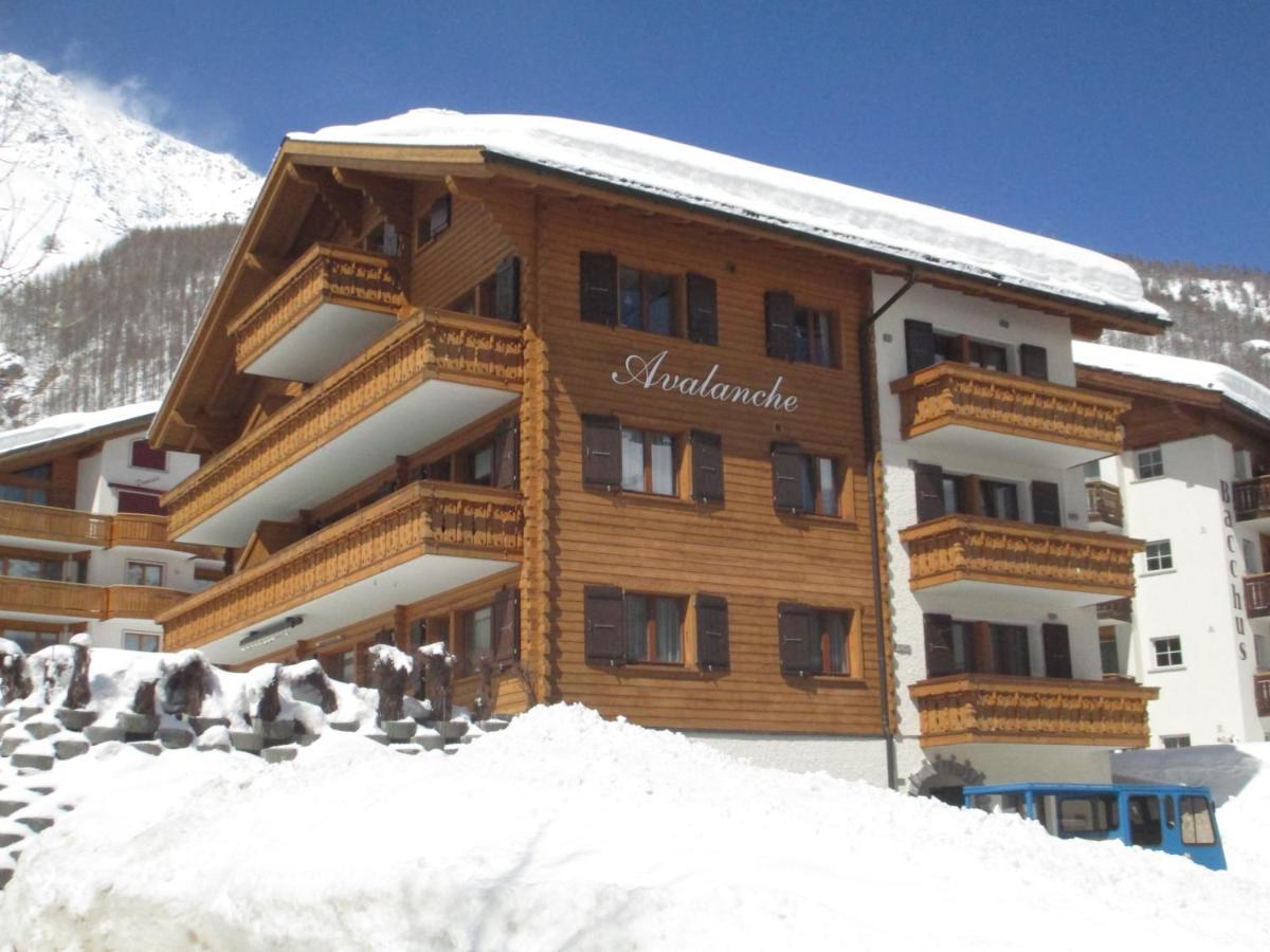 Haus Avalanche Leilighet Saas-Fee Eksteriør bilde