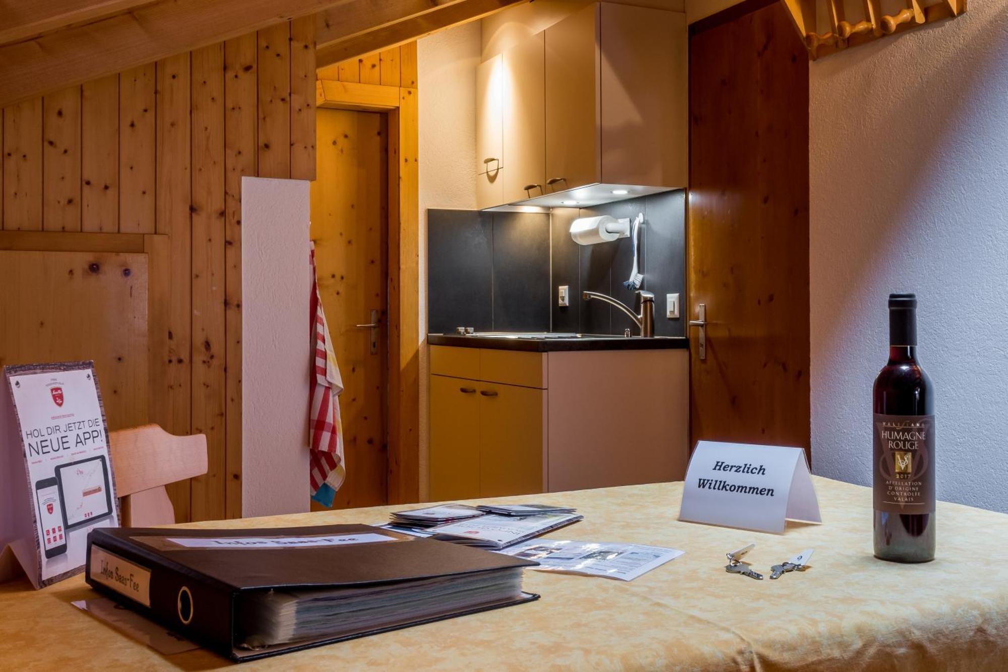 Haus Avalanche Leilighet Saas-Fee Rom bilde